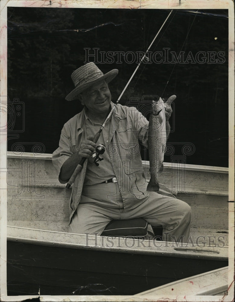 1967\ Mr Wilhelm, yacht club commodore fishing-Historic Images