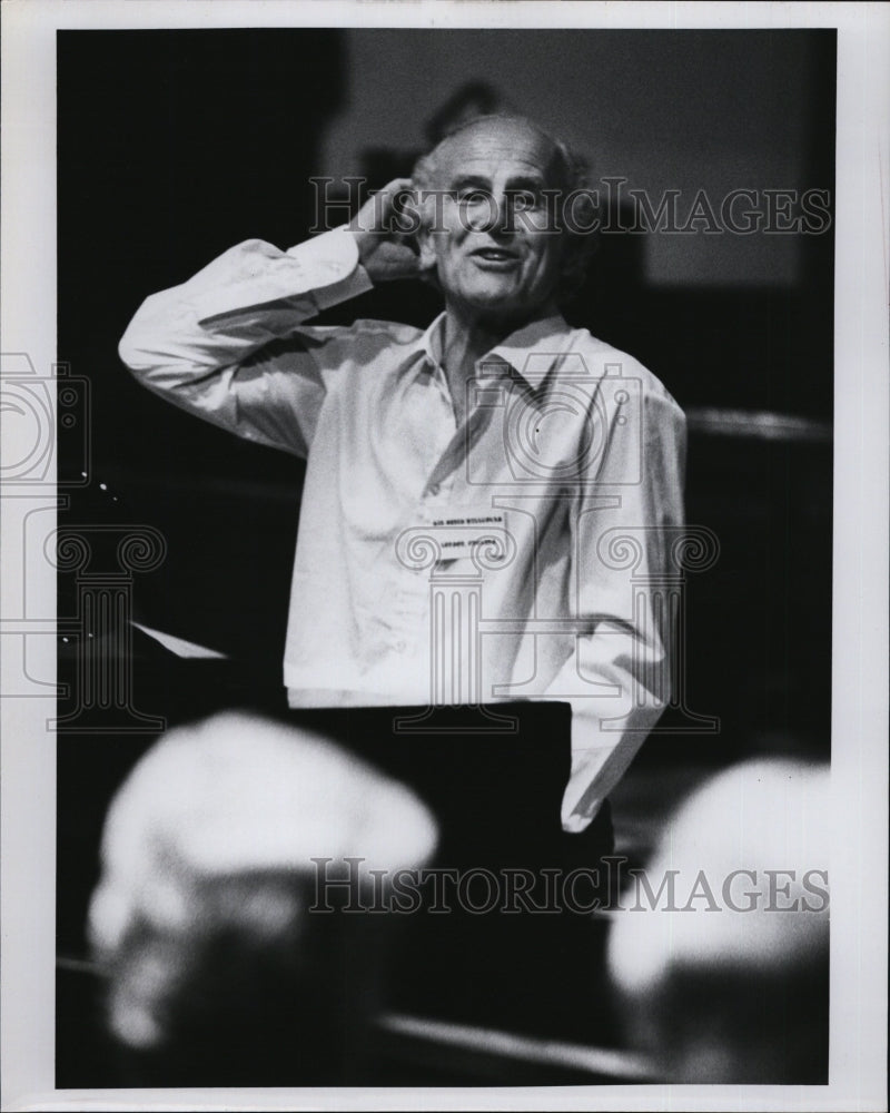 1984 conductor Sir David Willcocks - Historic Images