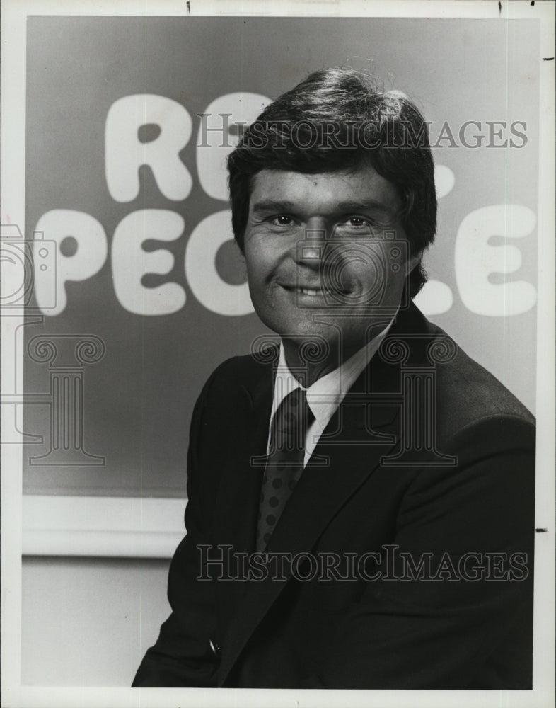 1981 Press Photo Fred Willard, host of TV show "Real People" - Historic Images