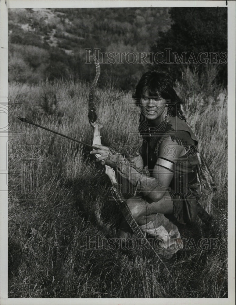 1982 Press Photo Actor Television Show Lane Caudell The Archer - RSM04393 - Historic Images