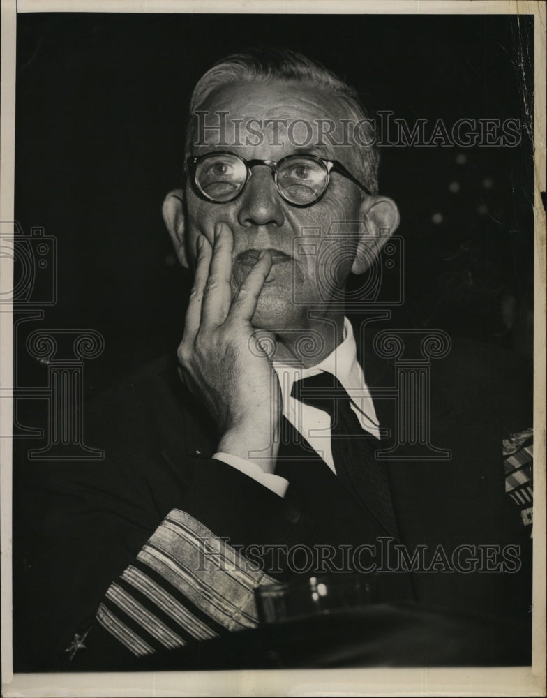 1949 Press Photo Admiral Louis Denfield Chief of Naval Operations - RSM04811 - Historic Images