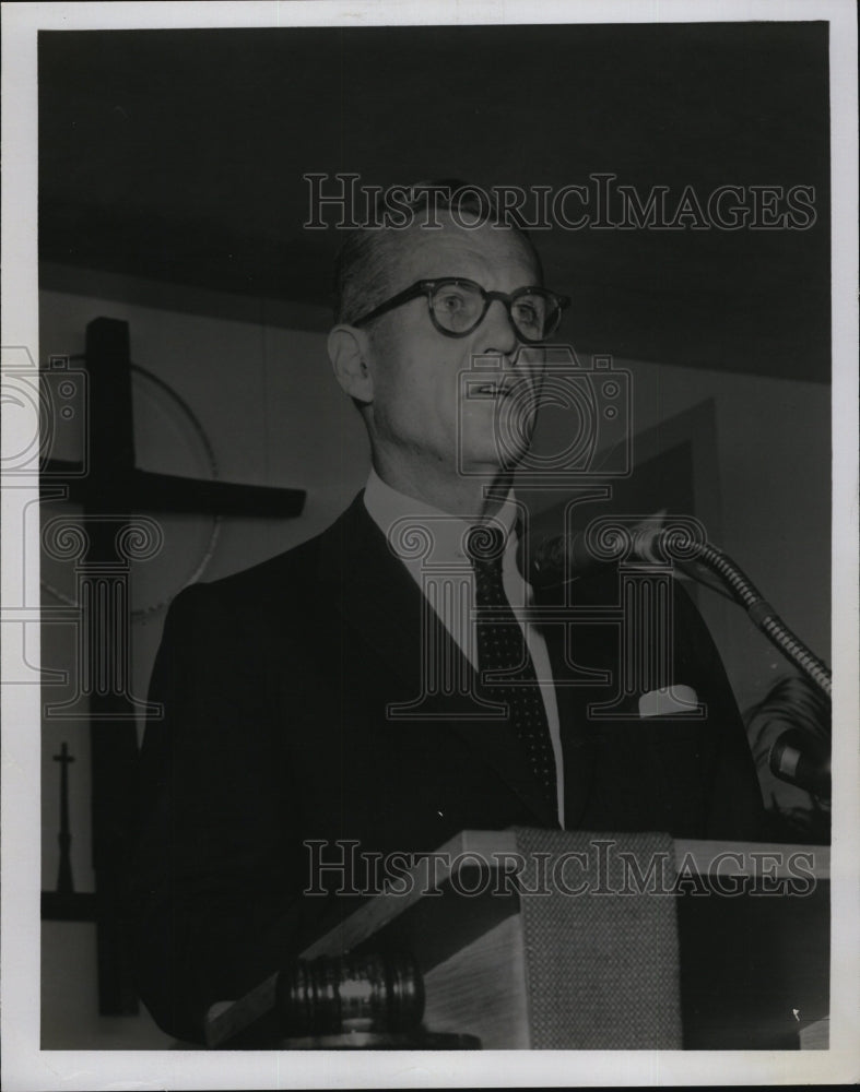 1967 Press Photo J Irwin Miller President of National Council of Churches - Historic Images