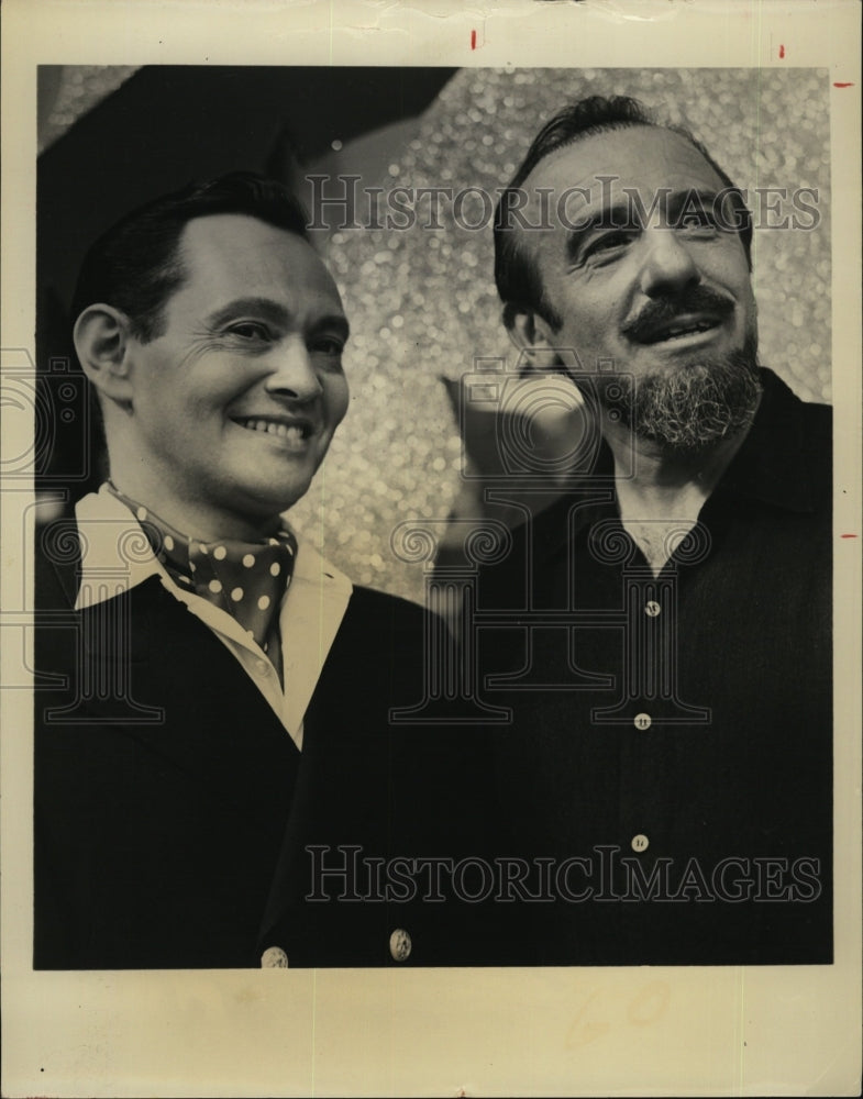 Press Photo Mitch Miller Sing Along Jack Brown - RSM04975 - Historic Images