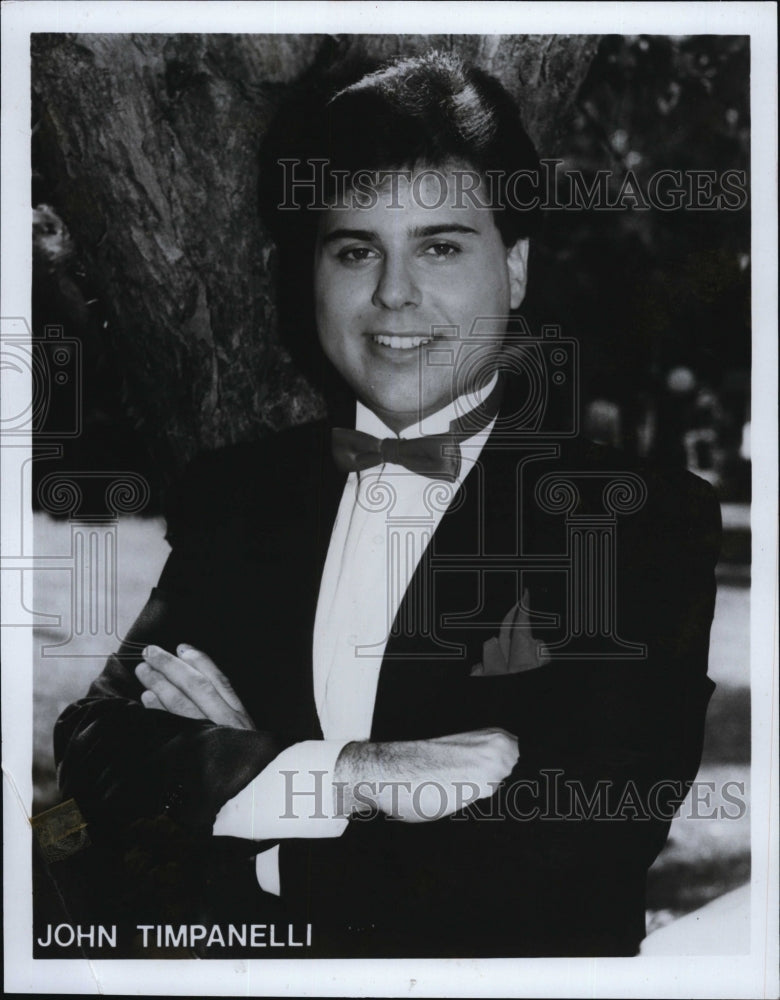 1988 Press Photo Entertainer John Timpanelli - Historic Images