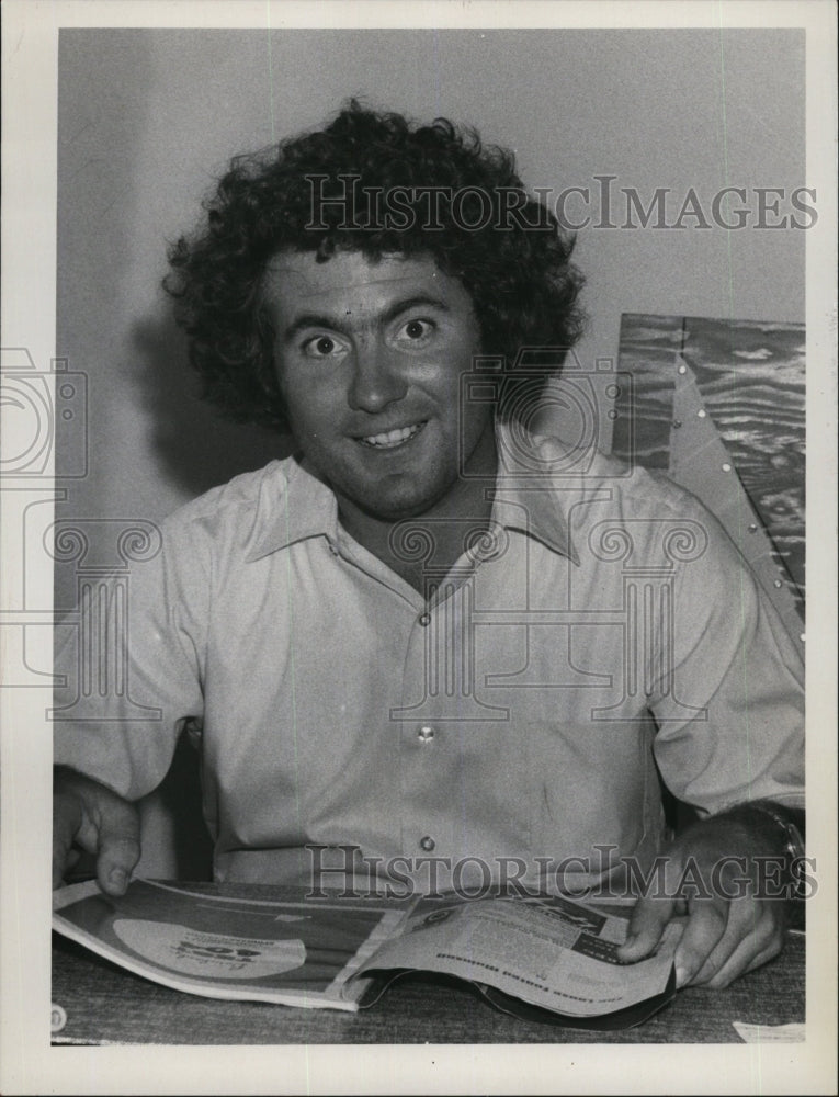 1972 Press Photo Brigham Young Football Player Jay Miller - RSM05107 - Historic Images