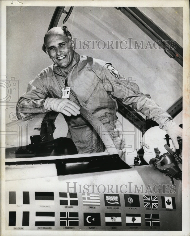 1968 Air Force Pilot Mark Treat  - Historic Images