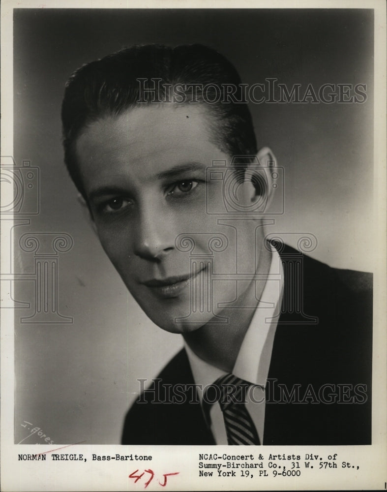 1964 Press Photo Norman Treigle Bass Baritone Entertainer - RSM05275 - Historic Images