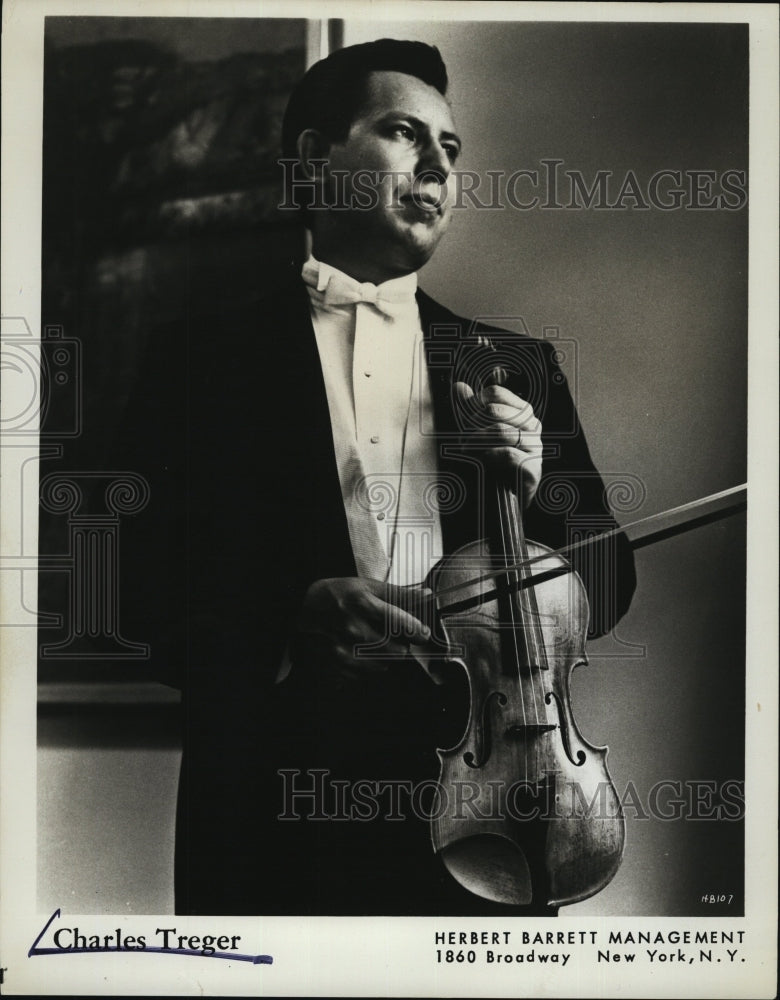 Press Photo Violinist Charles Treger - RSM05307 - Historic Images