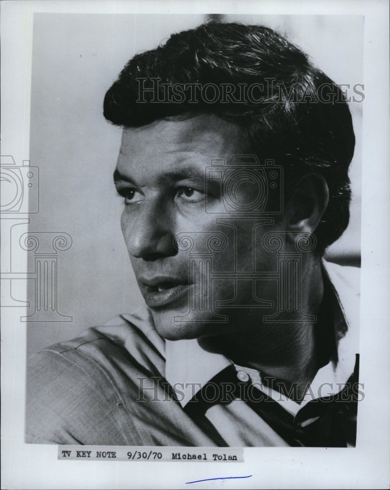 1970 Press Photo Television Actor Michael Tolan - RSM05621 - Historic Images