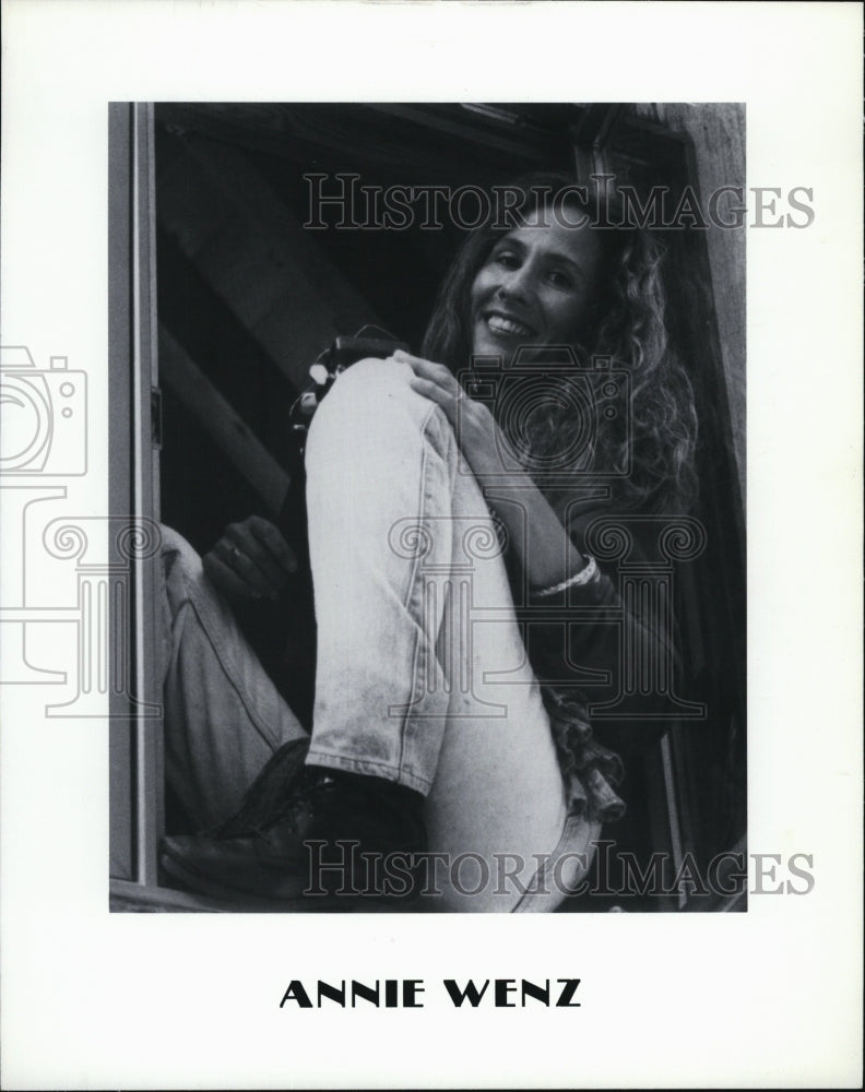 1996 Press Photo Recording Artist Annie Wenz - Historic Images