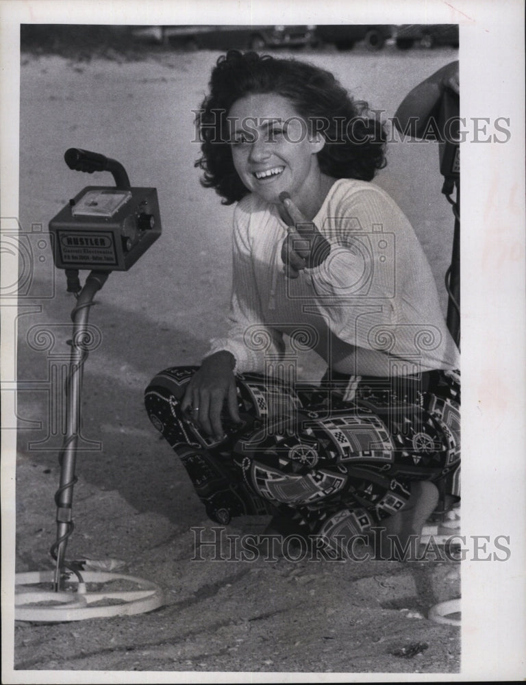 1970 Press Photo Pan Wendel discovery treasure hunter - Historic Images