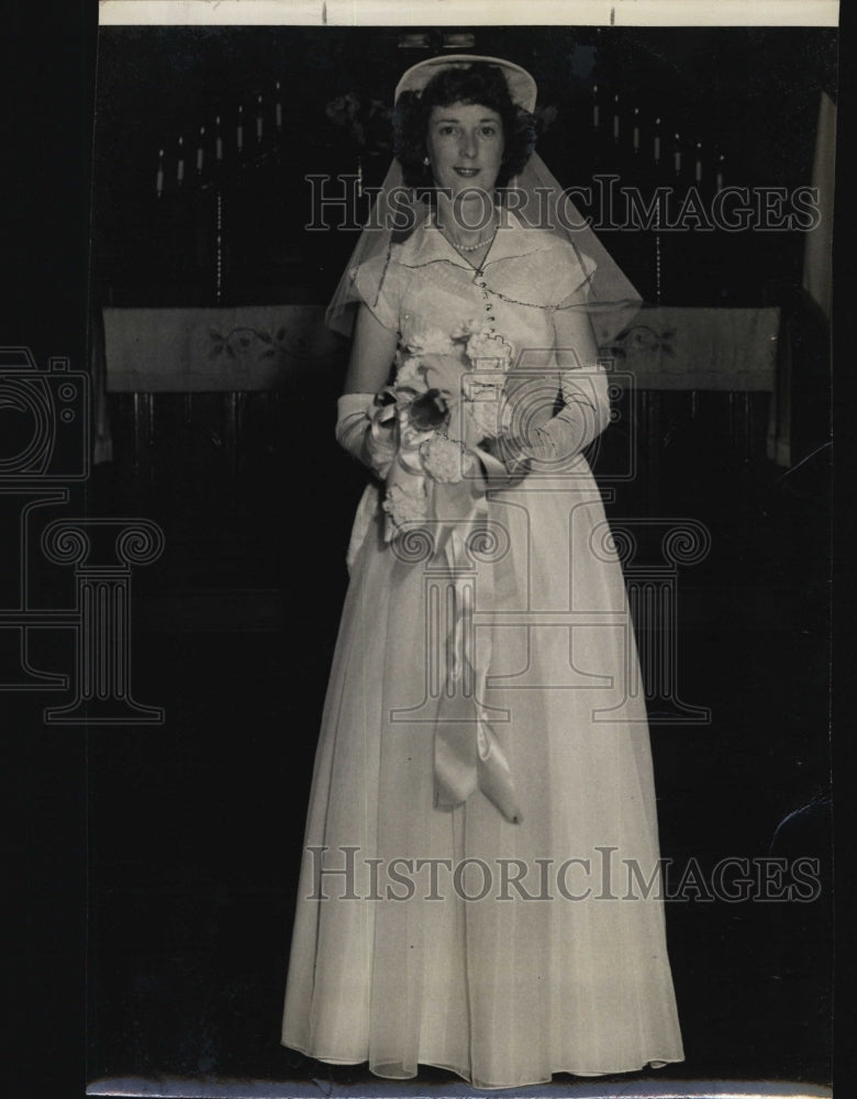 1950 Press Photo Mrs. A. B. Wells - RSM05807 - Historic Images