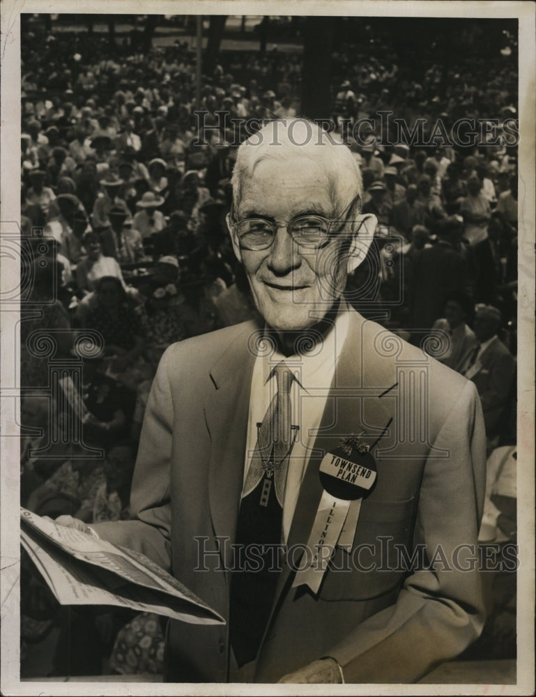 1955 Press Photo Francis Townsend Politician - RSM05925 - Historic Images