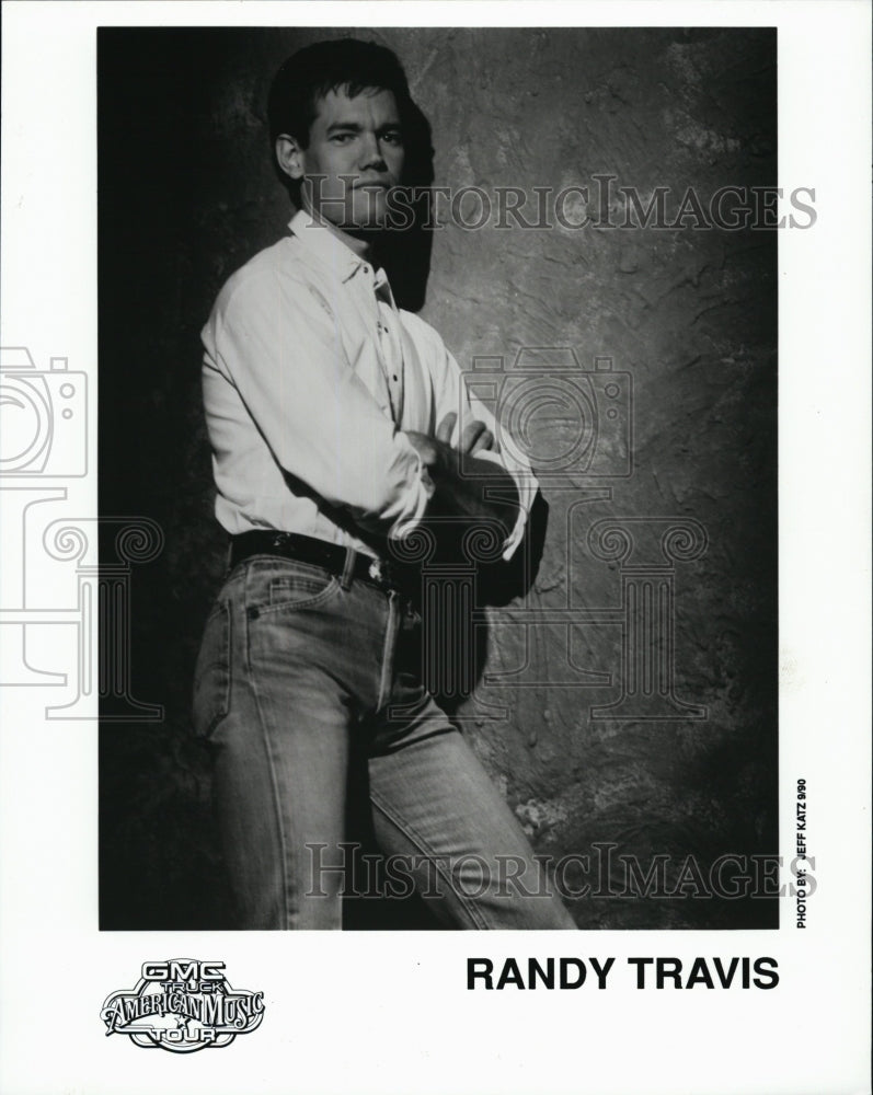 1990 Singer Randy Travis - Historic Images