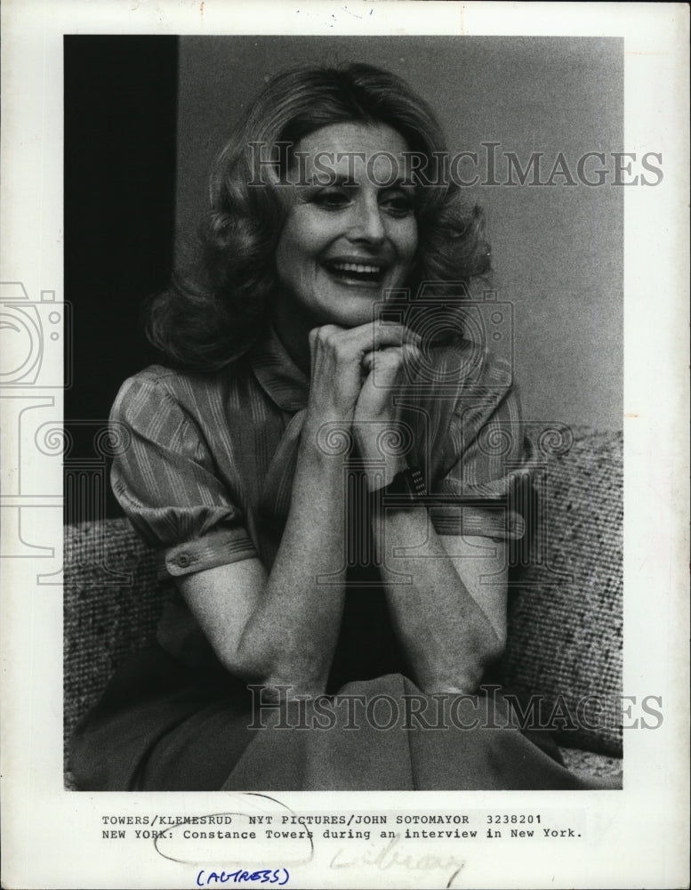 1982 Press Photo Constance Towers - RSM06015 - Historic Images