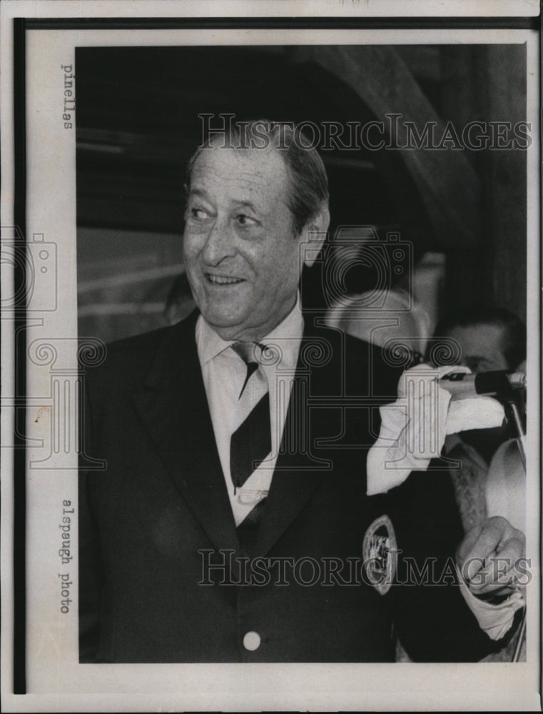 1974 Press Photo Arthur Treacher visiting Clearwater - RSM06037 - Historic Images