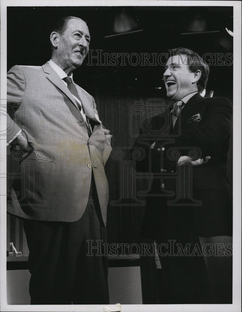 1970 Press Photo Arthur Treacher, Merv Griffin &quot;The New Merv Griffin Show&quot; - Historic Images