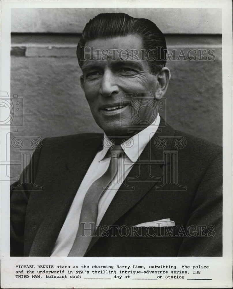 Press Photo Michael Rennie Actor The Third Man - Historic Images