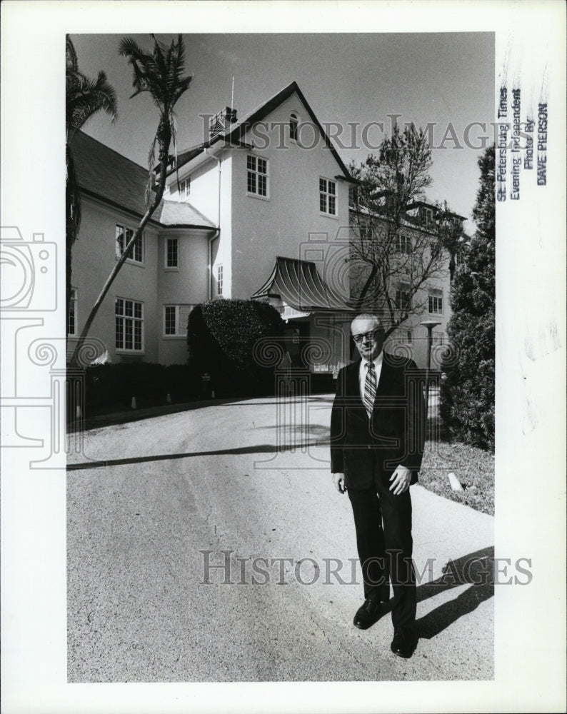 1984 Press Photo Dr. Walter Wellburn, Founder of Anclote Manor - RSM06353 - Historic Images