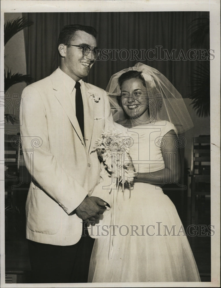 1957 Wedding of Jerry Ray Welch &amp; Nancy Jo Karner - Historic Images