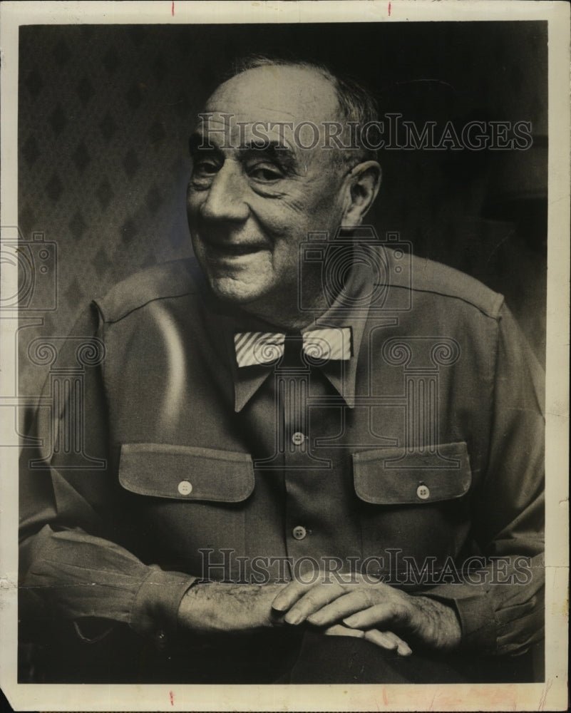 1956 Press Photo Joseph N. Welch on "Person To Person" - RSM06421 - Historic Images