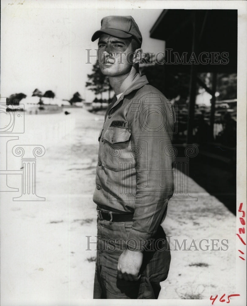 1968 Press Photo James F. Turner Private US Military - RSM06497 - Historic Images