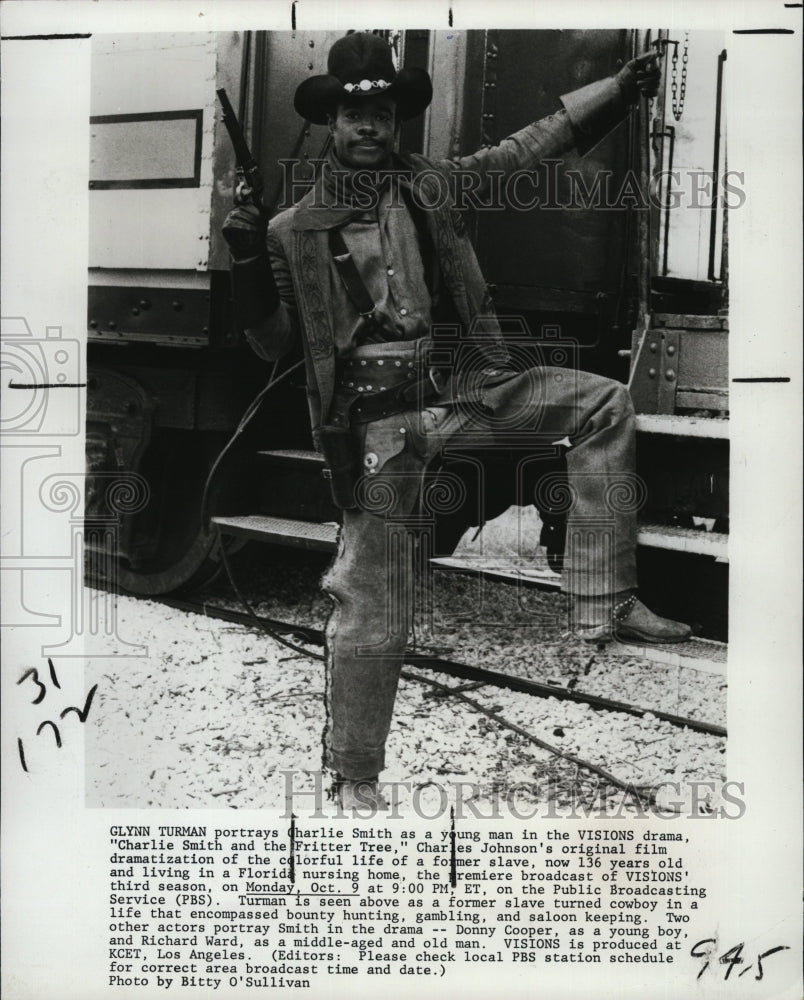 1971 Press Photo Actor Glynn Turman in &quot;Charlie Smith &amp; the Fritter Tree&quot; - Historic Images