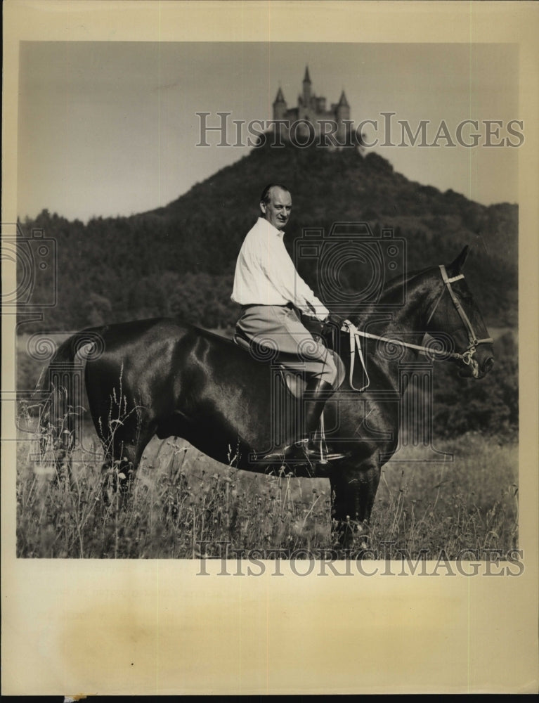 Press Photo Louis Ferdinand von Hohenzollern, claimant to german throne - Historic Images