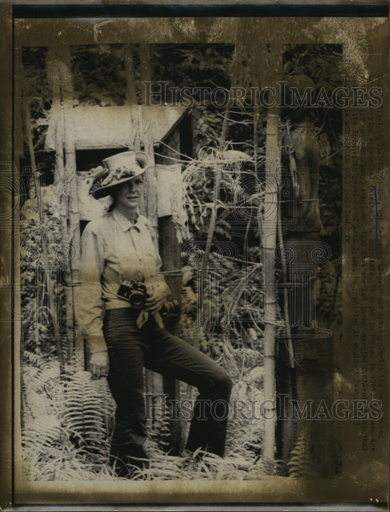 Press Photo Anthropologist Mrs. Wyn Sargent - Historic Images