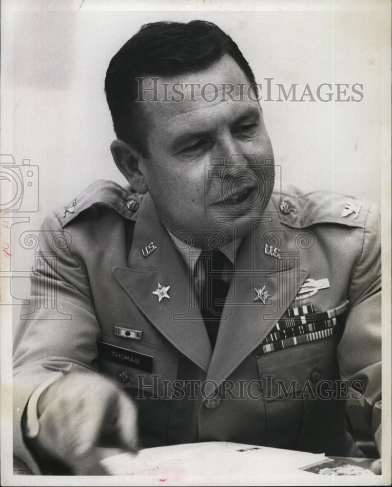 1968 Press Photo Col. Charles Thomas Jr. - RSM06999 - Historic Images