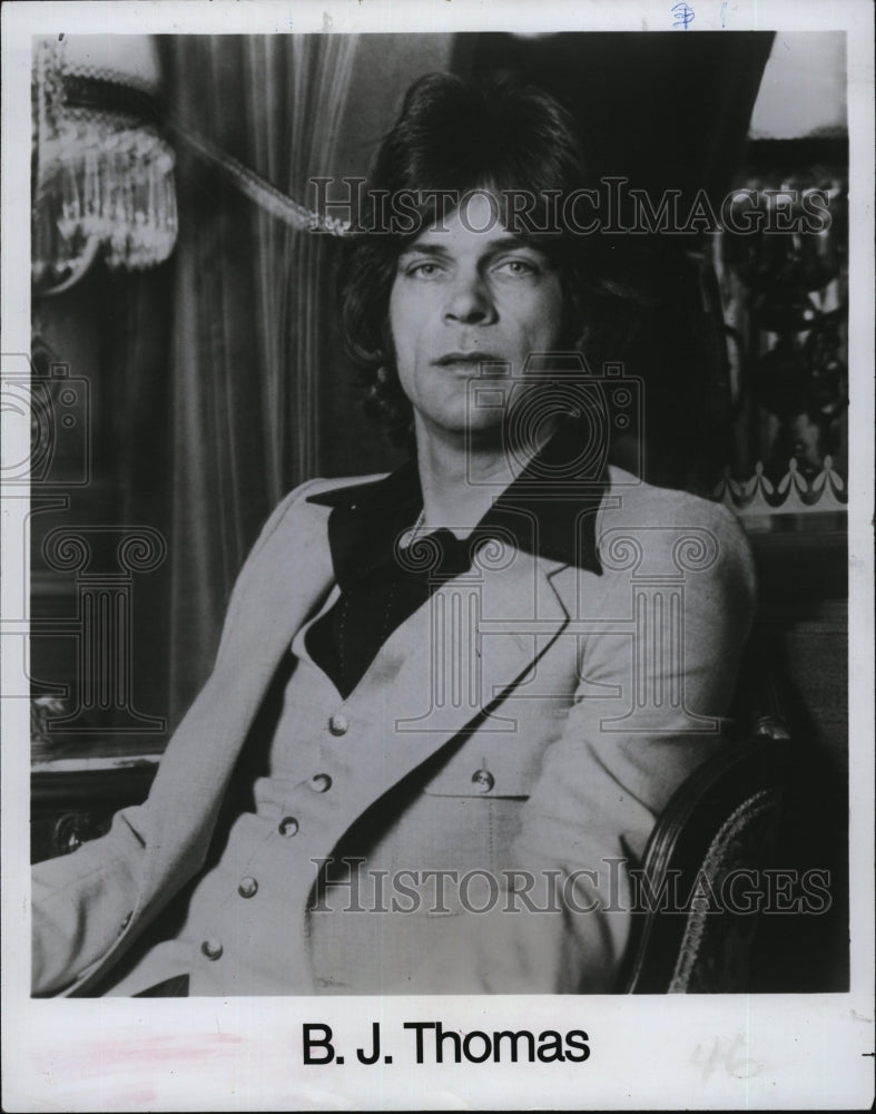 1979 Recording star B.J. Thomas on MCA Records - Historic Images