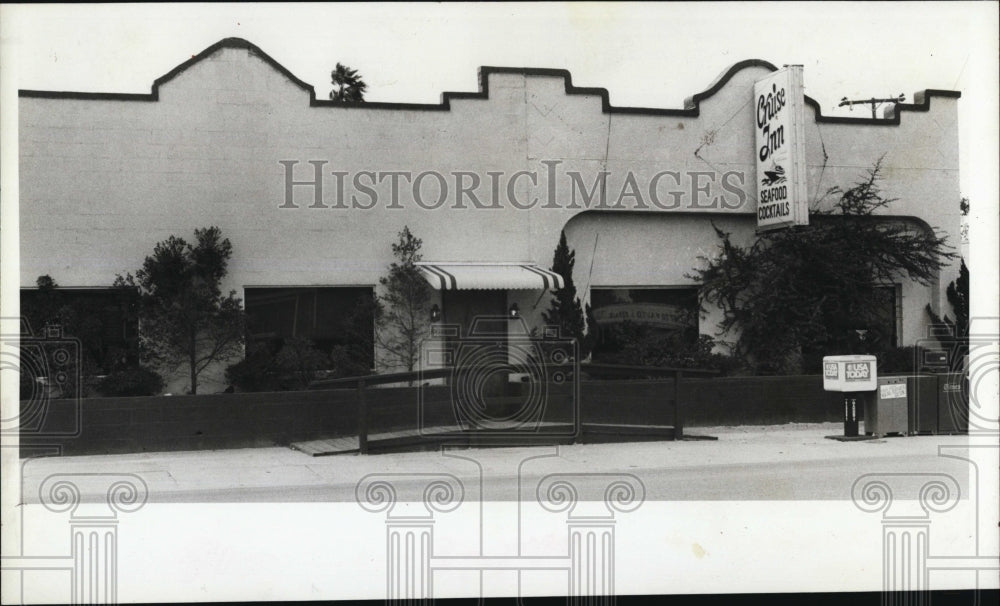 1986 Press Photo Cruise Inn Restaurant - Historic Images