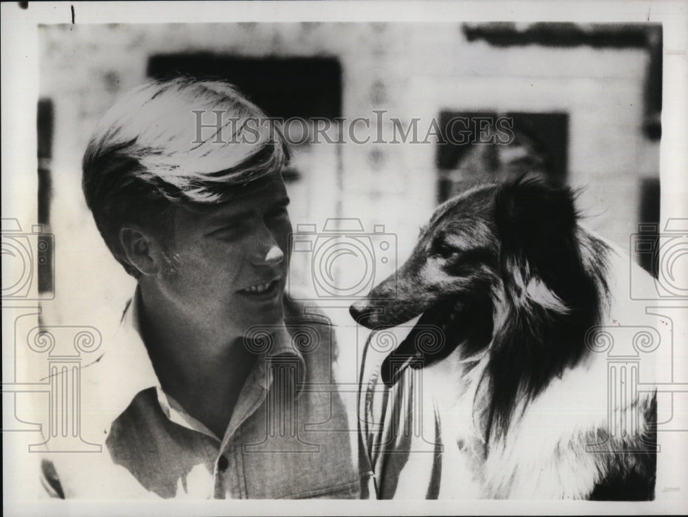 1982 Clint Rowe Stars in "The Little Shepherd Dog of Catalina" - Historic Images