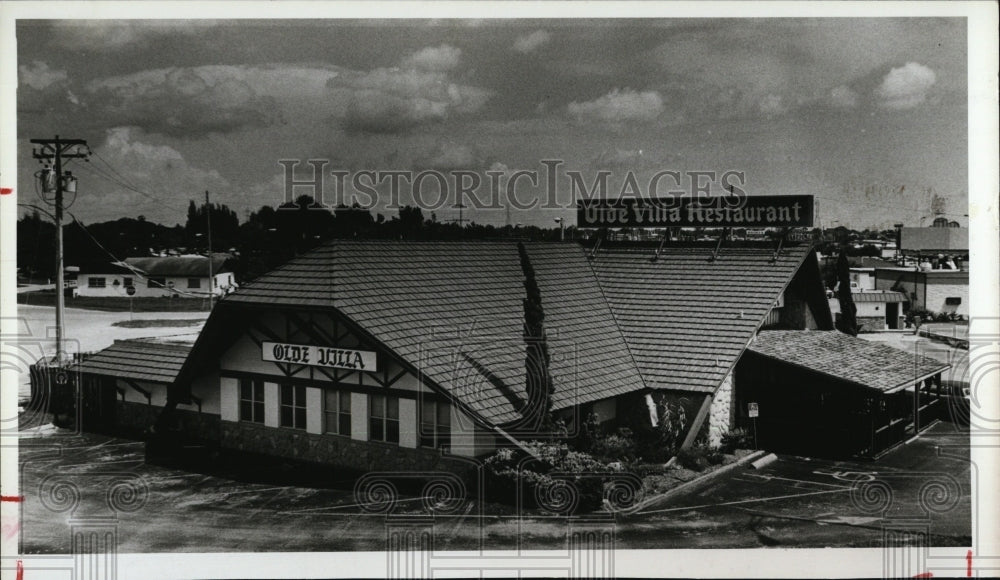 1985 Press Photo Olde Villa restaurant in Tarpon Springs, Fla. - RSM08239 - Historic Images