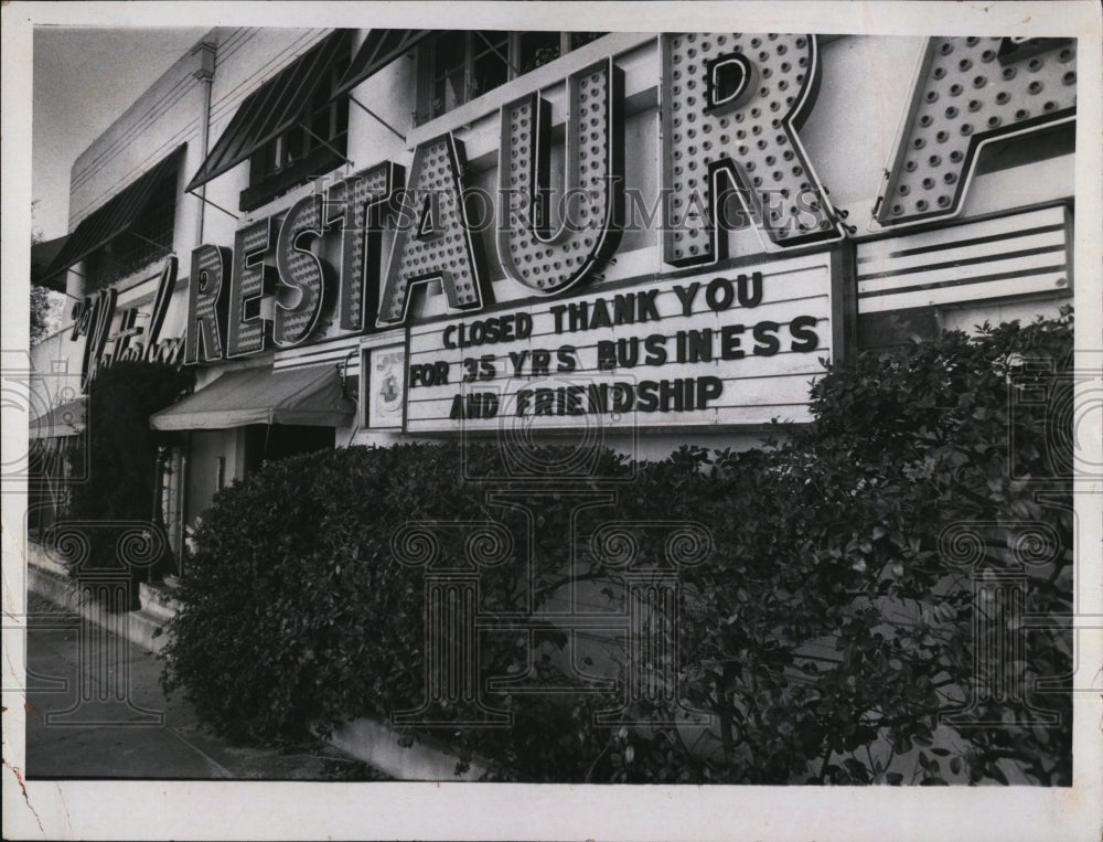 1984 The Chatterbox restaurant in St Petersburg, Fla. - Historic Images