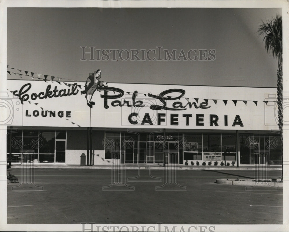 Press Photo Park Lane Cafeteria. - RSM08479 - Historic Images