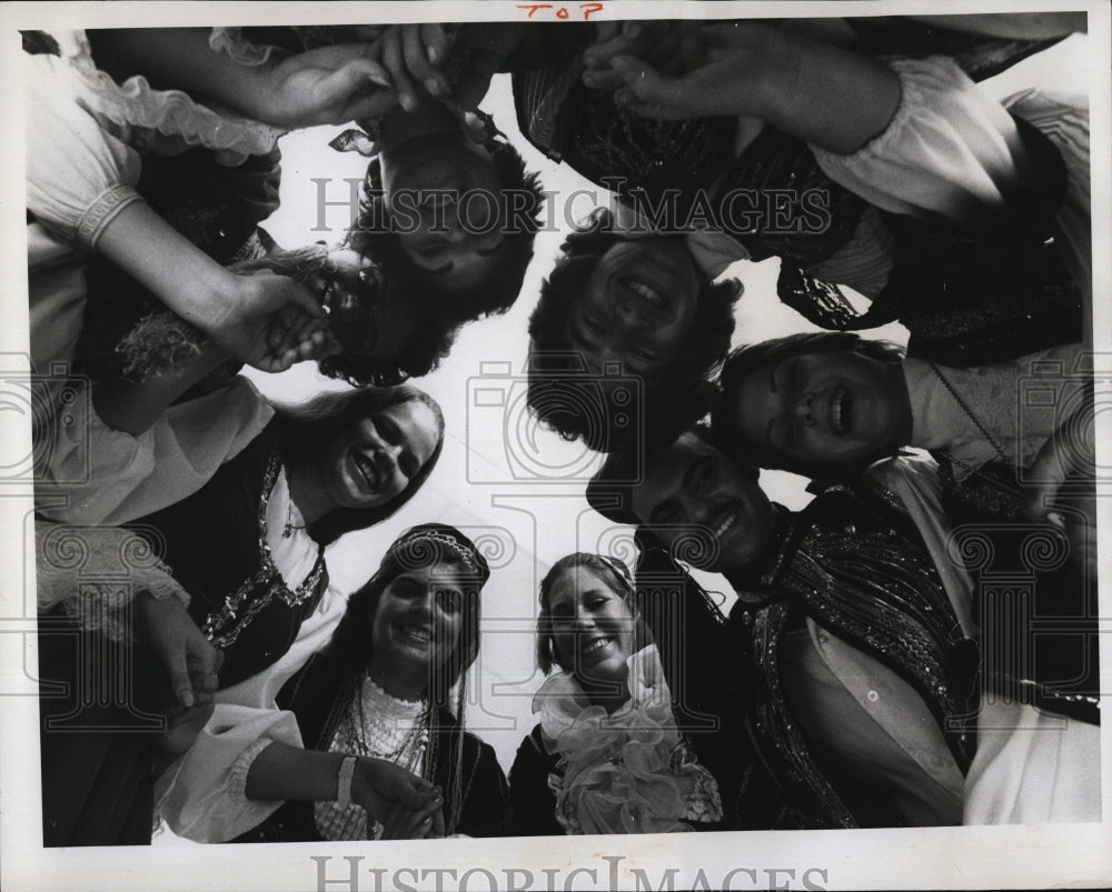 1976 Press Photo Greek Youth at Annual Greek Festival &amp; Bazaar at Tarpon Springs - Historic Images