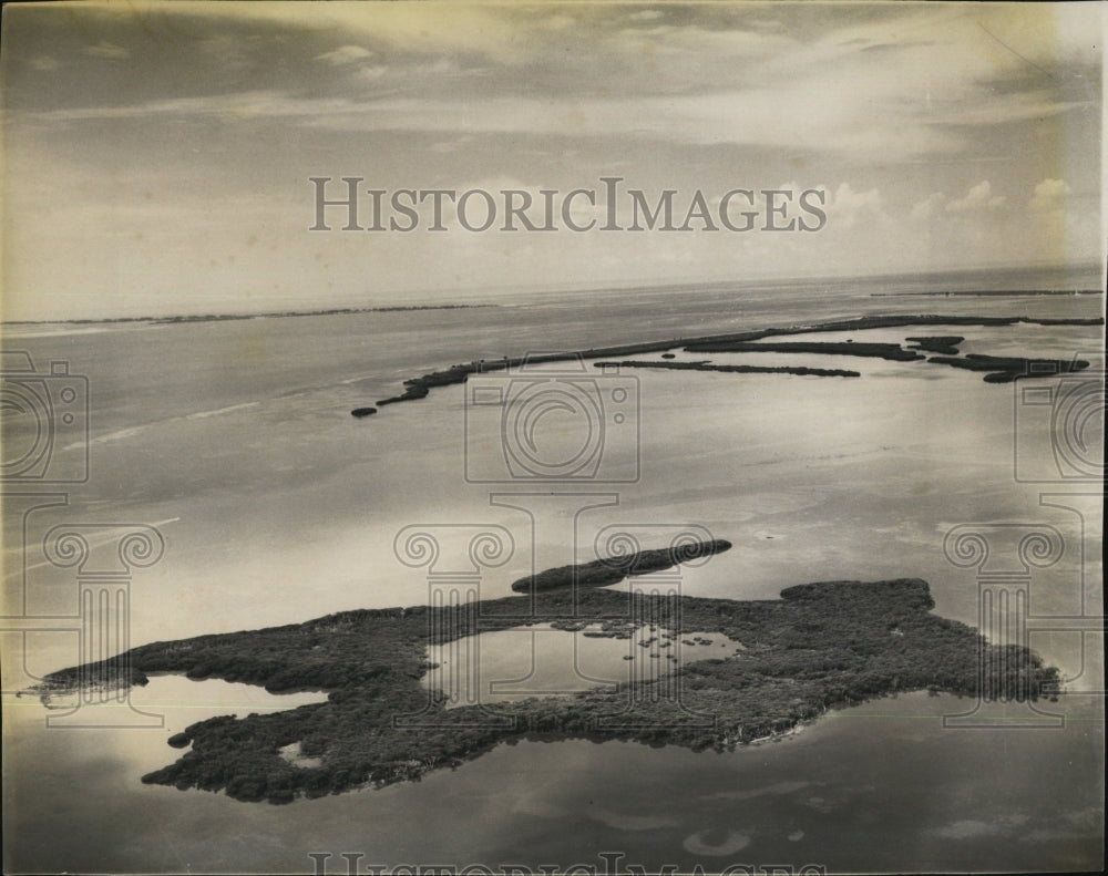 Press Photo Tarpon (Bush) Key & Whale Island - Historic Images