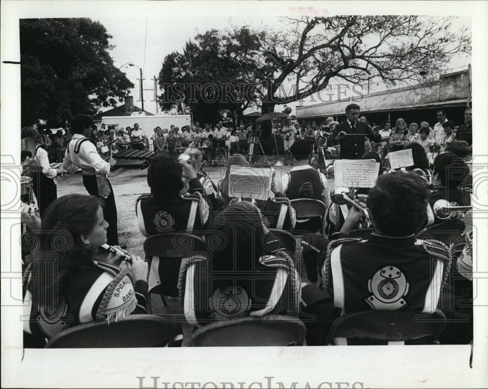 1960 Tarpon High School Band during Glendi International Festival. - Historic Images