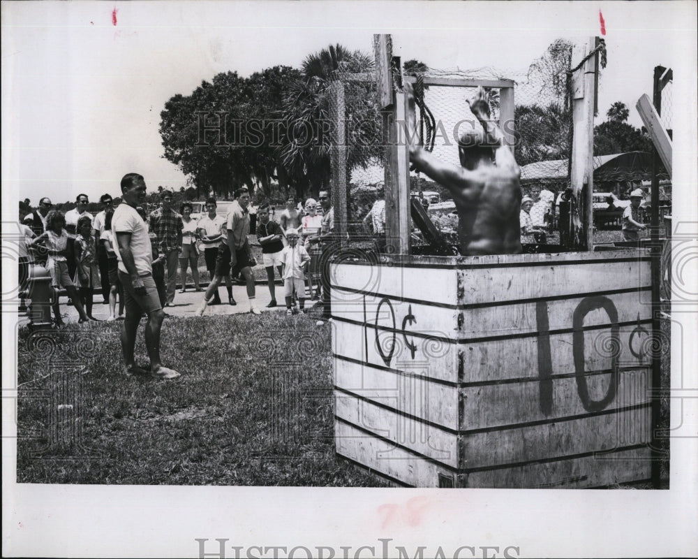 1965 former city Commissioner Nick Mack Dunked - Historic Images