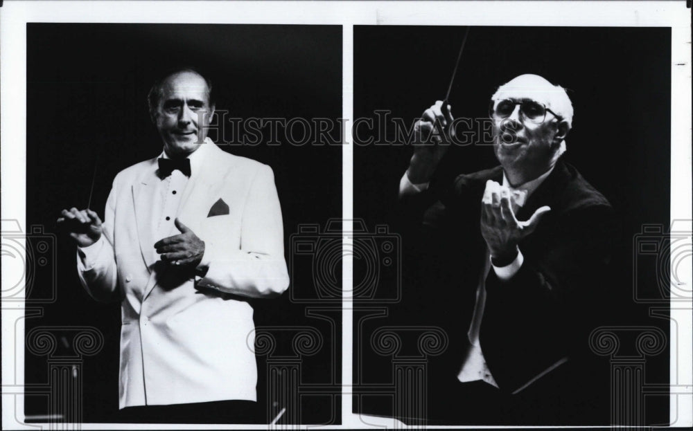 1990 Henry Mancini, Mstislav Rostropovich - Historic Images