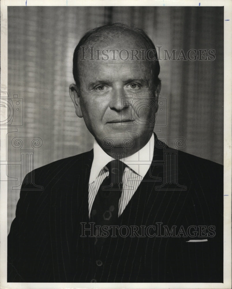 1980 Press Photo J. Peter Grace, CEO of WR Grace &amp; Co. - RSM09179 - Historic Images