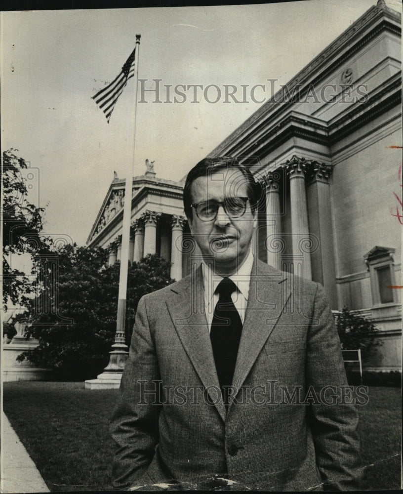 1972 Press Photo John Chancellor NBC News Correspondant - RSM09533 - Historic Images