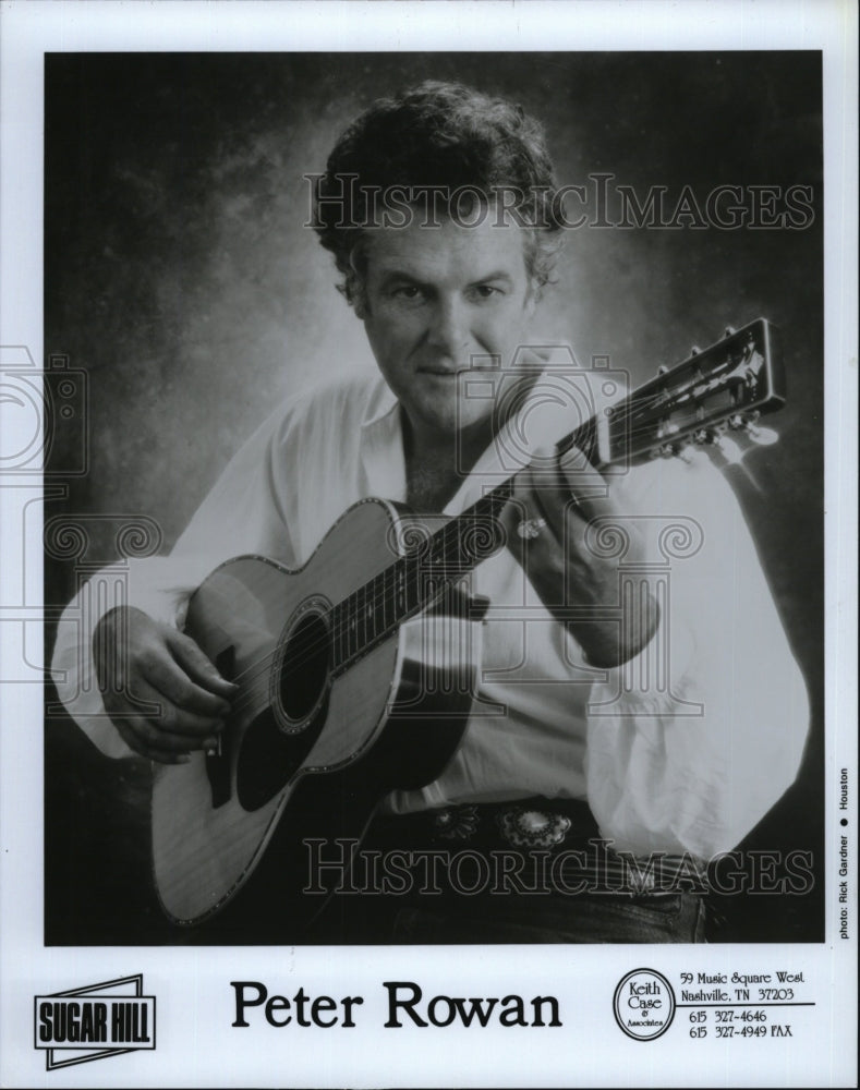 1992 Press Photo Musician Peter Rowan to perform - RSM09593 - Historic Images