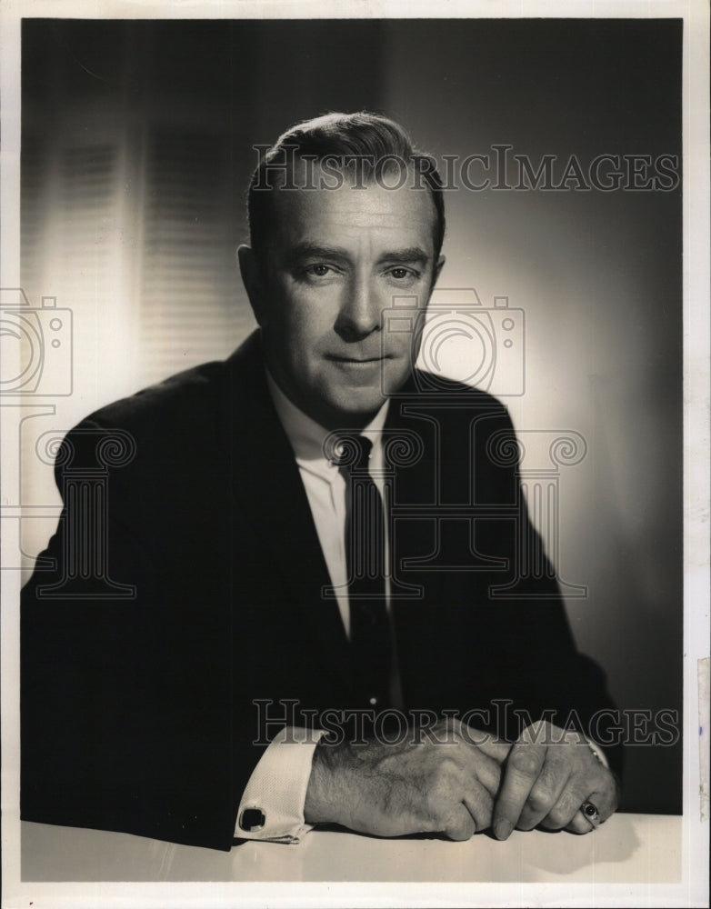 1963 Press Photo Red Rowe Actor host Tell It To The Camera - RSM09619 - Historic Images