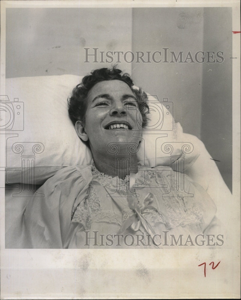 1958 Press Photo Mrs. Lola Laite Women Marine Corps Multiple Sclerosis - Historic Images