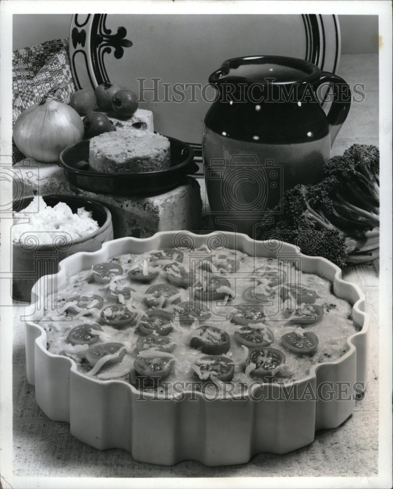 1975 Press Photo Tuna broccoli casserole - RSM09891 - Historic Images