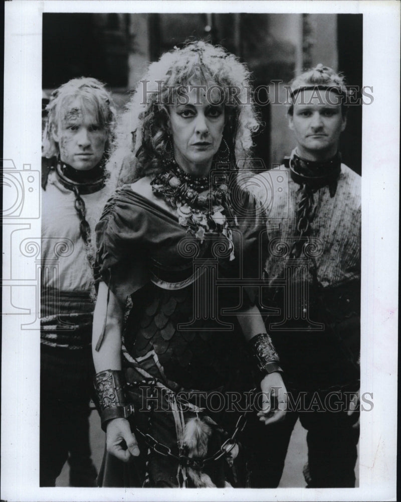 1985 Press Photo Eileen Atkins The Shakespeare Plays Titus Andronicus - Historic Images