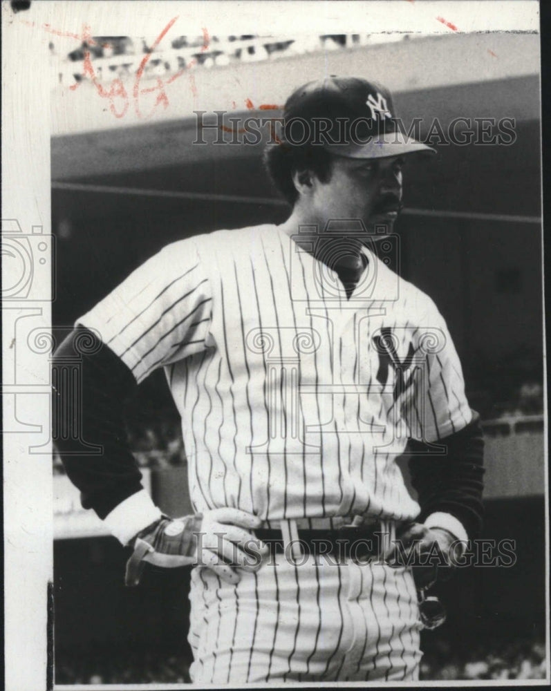 1980 Press Photo New York Baseball Player Reggie Jackson - RSM10377 - Historic Images