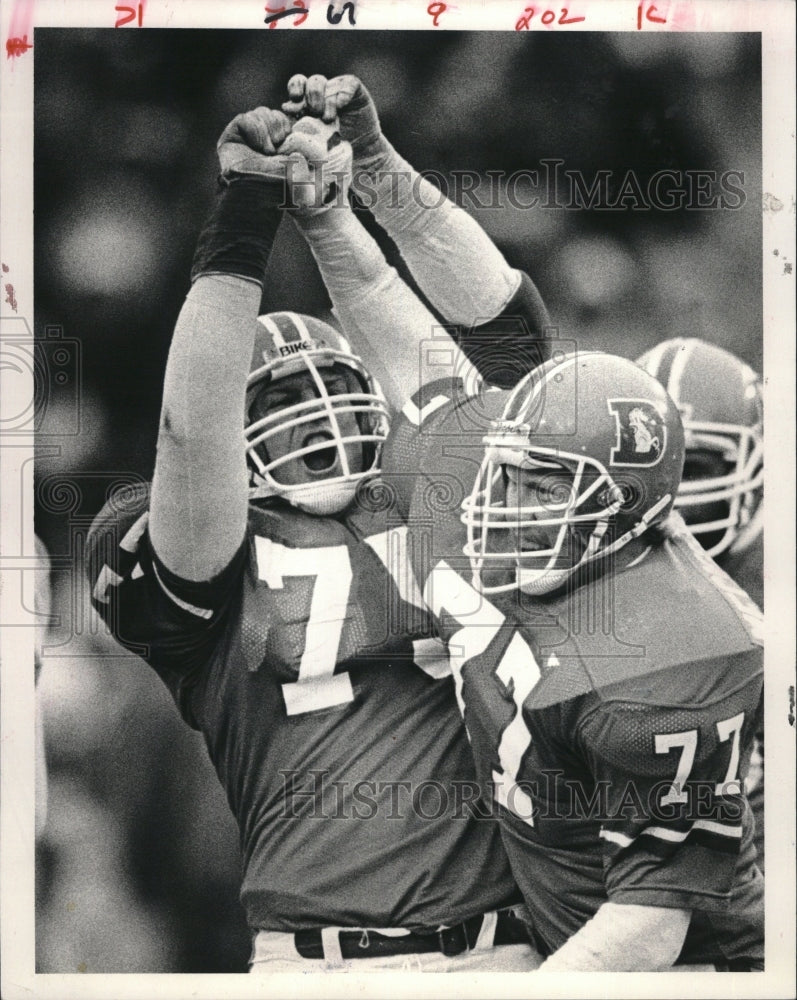 1985 Press Photo Karl Mecklenburg, Denver Broncos Football Player - RSM10681 - Historic Images